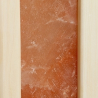 Абажур с гималайской солью 3 плитки, липа, 32,5х40,5х12,5 см