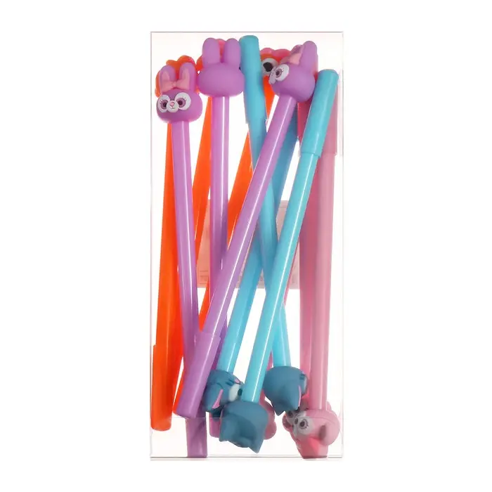 Ручка - прикол гелевая &laquo;Зверюшки&raquo; МИКС