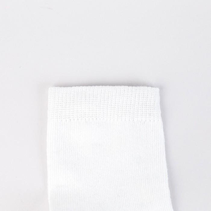 Носки детские, цвет белый, размер 18-20 Носки детские, цвет белый, размер 18-20