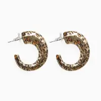 Серьги пластик &laquo;Леопард&raquo;, цвет золото