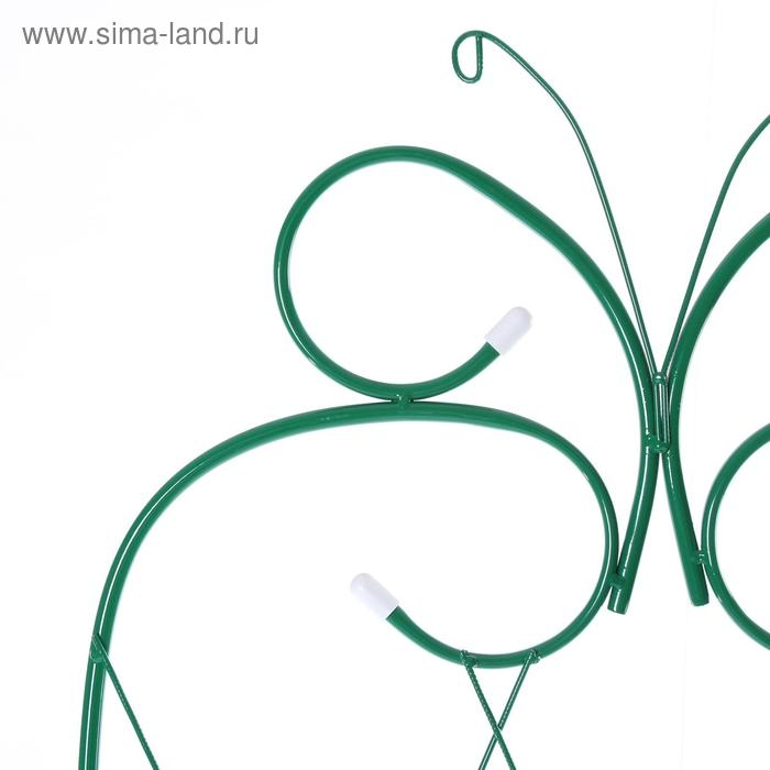 Шпалера, 170 &times; 50 &times; 1 см, металл, зелёная, &laquo;Бабочка&raquo;