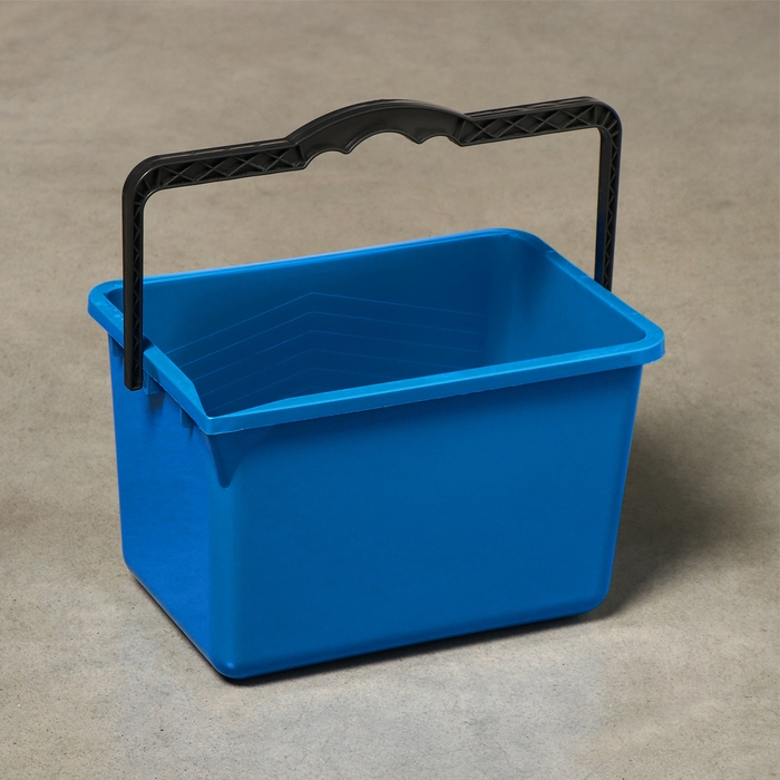 Ведро малярное, 8 л, пластик, МИКС голубого