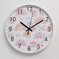 Часы настенные детские &laquo;Погода&raquo;, плавный ход, d-25 см