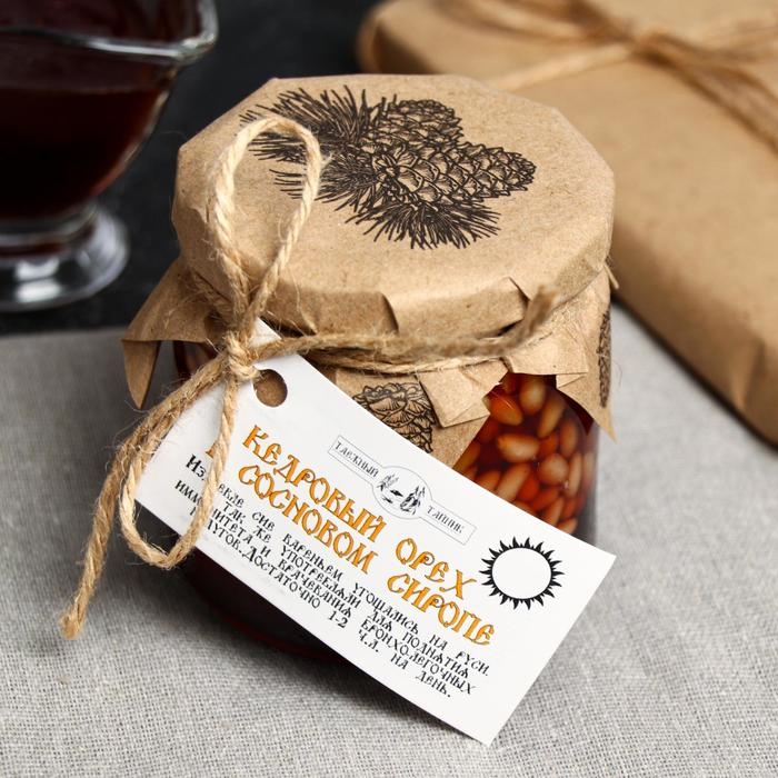 Кедровый орех в сосновом сиропе &laquo;Таёжный тайник&raquo;, 240 г