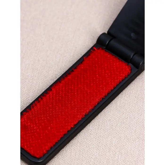 Щётка для одежды складная, 0.6&times;3.5&times;9.5 см, чёрная