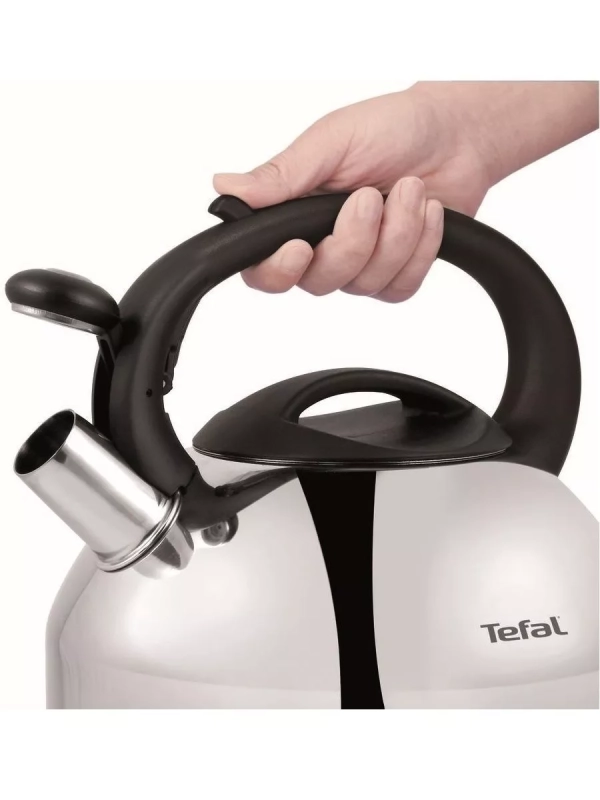 Чайник для плиты C7921024 из нержавеющей стали, со свистком