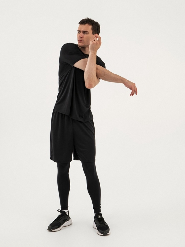 Шорты мужские Resport, р. 48, цвет чёрный, базовые Шорты мужские Resport, р. 48, цвет чёрный, базовые