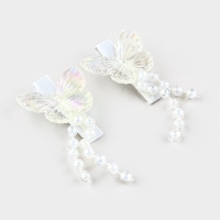 Заколки для волос с бабочками «Для волшебной девочки», 2 шт, 5 х 3 см Заколки для волос с бабочками «Для волшебной девочки», 2 шт, 5 х 3 см