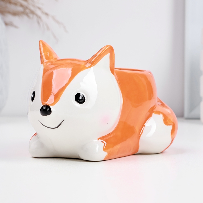 Кашпо Кашпо "Лиса Алиса" 14х9х8см