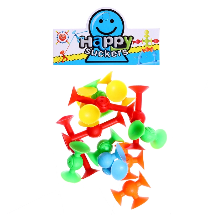 Конструктор &laquo;Весёлые присоски&raquo;, 14 деталей