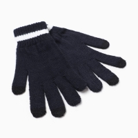 Перчатки женские, цвет тёмно-синий, размер 18 Перчатки женские, цвет тёмно-синий, размер 18