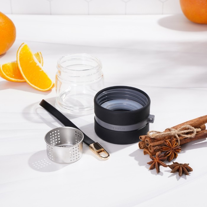 Термос, заварник чайный &laquo;Король Лев&raquo;, 290 мл, с двойными стенками, с силиконовой ручкой