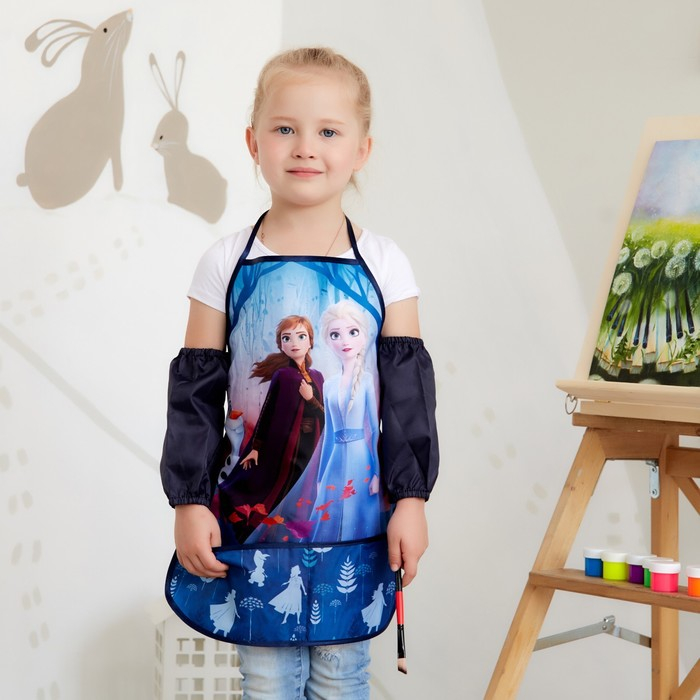 Фартук с нарукавниками детский «Холодное сердце», 49х39 см Фартук с нарукавниками детский «Холодное сердце», 49х39 см