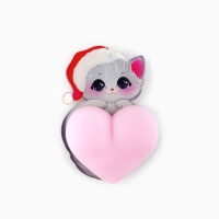 Магнит антистресс новогодний &laquo;Новый год: Котенок НГ&raquo;, на Новый год, 5.3 х 7.3 см