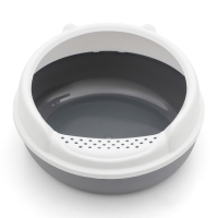 Туалет Нюша S с бортом без сетки 41 х 39 х 20 см серый FIX Туалет Нюша S с бортом без сетки 41 х 39 х 20 см серый FIX