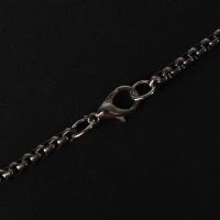 Кулон-амулет &laquo;Помпеи&raquo; дракон, цвет синий в чернёном серебре, 70 см