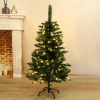 Ёлка фиброоптичесская "Эксклюзив" зелёная классика, 120 см 212 веток Ёлка фиброоптичесская "Эксклюзив" зелёная классика, 120 см 212 веток