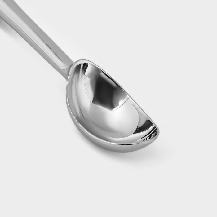 Ложка для мороженого Доляна &laquo;Идея&raquo;, 17&times;4&times;2,3 см, нержавеющая сталь