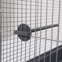 Клетка для птиц "Пижон" №104-Б, разборная, 2 секции, 58 х 40 х 88см, серая