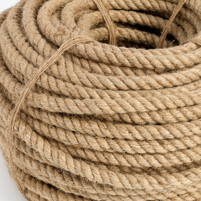 Канат джутовый 14 мм (75 м) бухта Канат джутовый 14 мм (75 м) бухта