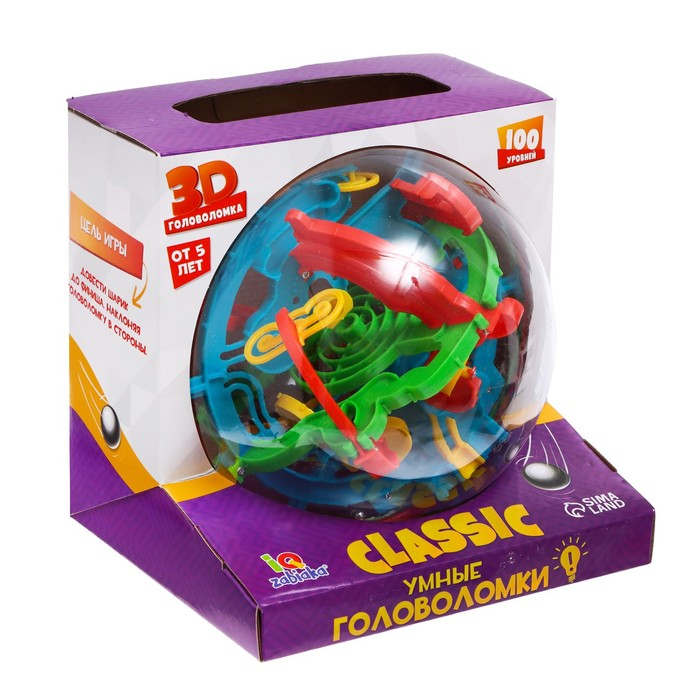 Шар-головоломка &laquo;Лабиринтус&raquo;, 100 уровней