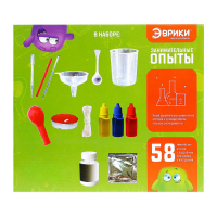 Набор для опытов &laquo;Занимательные опыты&raquo;, 58 опытов, 25 предметов