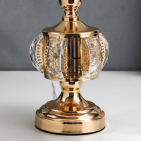 Настольная лампа с подсветкой 16682/1 E27 40Вт золото RISALUX