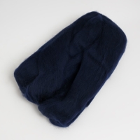 Шерсть для валяния 100% полутонкая шерсть 50 гр (173, синий)