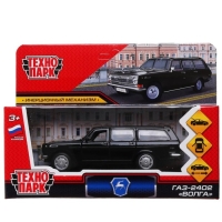 Машина металлическая &laquo;ГАЗ-2402 ВОЛГА&raquo;, 12 см, открываются двери, багаж, цвет черный