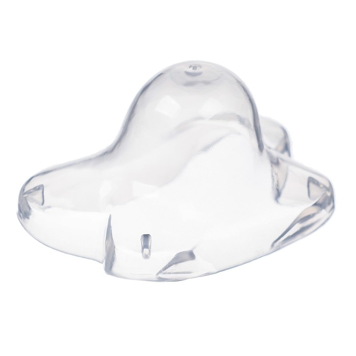 Соска - пустышка силиконовая ортодонтическая &laquo;Зайка&raquo;, от 12 мес., с колпачком, цвет розовый