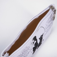 Косметичка на молнии, цвет белый Косметичка на молнии, цвет белый