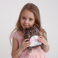 Мягкая игрушка &laquo;Кошечка Ника&raquo;, с пайетками, 16х8х17 см