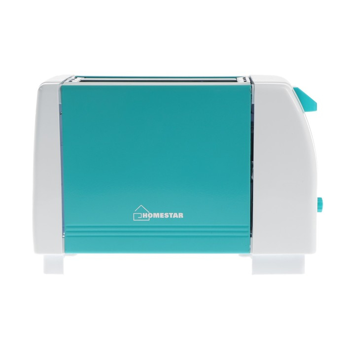 Тостер HOMESTAR HS-2002, 750 Вт, 7 режимов прожарки, 2 тоста, бирюзовый Тостер HOMESTAR HS-2002, 750 Вт, 7 режимов прожарки, 2 тоста, бирюзовый