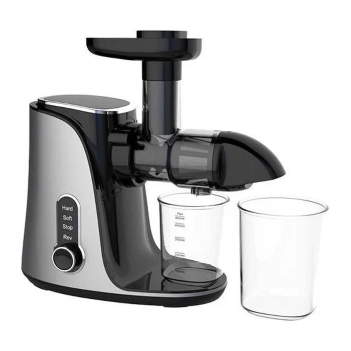 Соковыжималка BQ J2001, шнековая, 150 Вт, 0.45/1 л, 110 об/мин, чёрно-серебристая Соковыжималка BQ J2001, шнековая, 150 Вт, 0.45/1 л, 110 об/мин, чёрно-серебристая