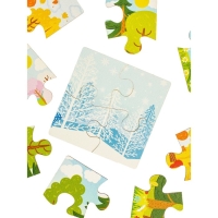 Пазл для малышей &laquo;Времена года&raquo; размер 1 картинки: 10&times;10&times;1,4 см