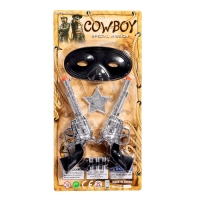 Набор ковбоя &laquo;Шериф&raquo;, 2 пистолета, маска, значок