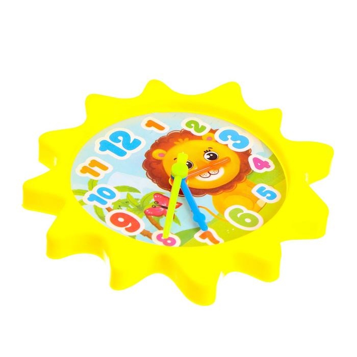 Часики игровые &laquo;Животные&raquo;, учим время, считаем, МИКС