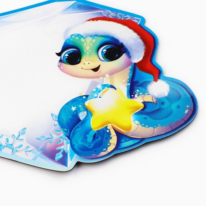 Магнитная доска с полем для записи и фломастером &laquo;Алмаз&raquo;, на Новый Год, 16,1 х 11,4 см