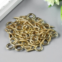 Винт-глазок для крепления картин, фоторам золото (набор 50 шт) 2,8х1,3 см Винт-глазок для крепления картин, фоторам золото (набор 50 шт) 2,8х1,3 см