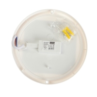 Светильник светодиодный Ecola, 18Вт, 4200К, 220В, IP65, 150х38мм, круглый, накладной, белый Светильник светодиодный Ecola, 18Вт, 4200К, 220В, IP65, 150х38мм, круглый, накладной, белый