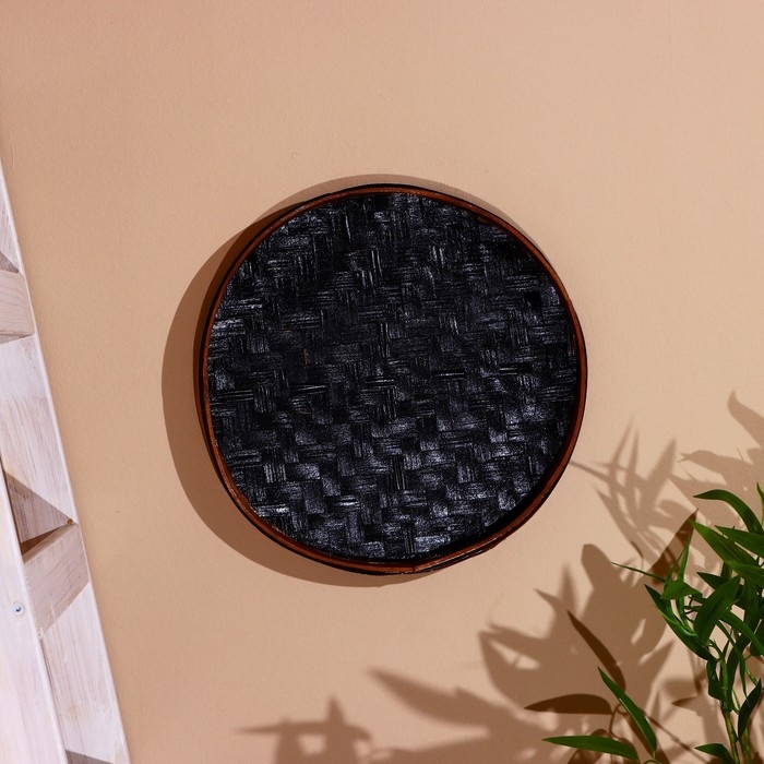 Настенный декор "Цветок" бамбук 35 см