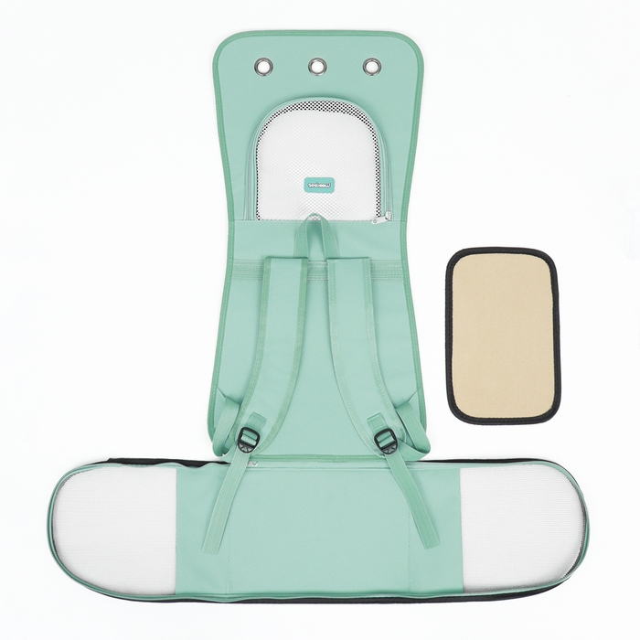 Рюкзак-переноска для кошек и собак, 35 х 30 х 26 см, голубой Рюкзак-переноска для кошек и собак, 35 х 30 х 26 см, голубой