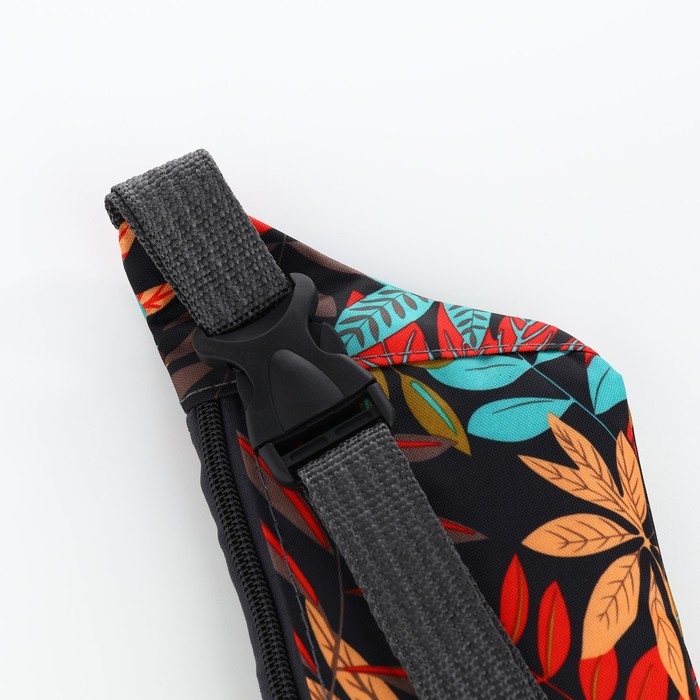 Поясная сумка на молнии, 2 наружных кармана, цвет разноцветный Поясная сумка на молнии, 2 наружных кармана, цвет разноцветный