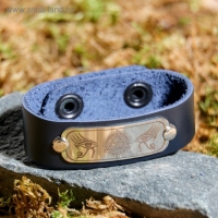 Браслет "Анти-сглаз", натуральная кожа, сталь Браслет "Анти-сглаз", натуральная кожа, сталь