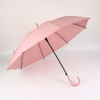 Зонт - трость полуавтоматический &laquo;Однотонный&raquo;, 8 спиц, R = 52/60 см, D = 120 см, цвет МИКС