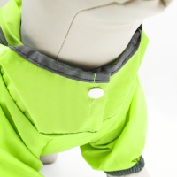 Комбинезон для собак, демисезонный с козырьком, размер L (ДС 36, Ог 51, ОШ 40 см), зелёный 985440 Комбинезон для собак, демисезонный с козырьком, размер L (ДС 36, Ог 51, ОШ 40 см), зелёный 985440
