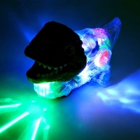 Динозавр &laquo;Тираннозавр&raquo;, работает от батареек, свет, цвет зелёный