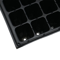Кассета для выращивания рассады, на 50 ячеек, по 90 мл, из пластика, чёрная, 54 &times; 27 &times; 8 см, Greengo