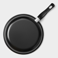 Набор сковород &laquo;Жаклин&raquo;, 3 предмета: 20/25/30&times;4 см, антипригарное покрытие, цвет чёрный