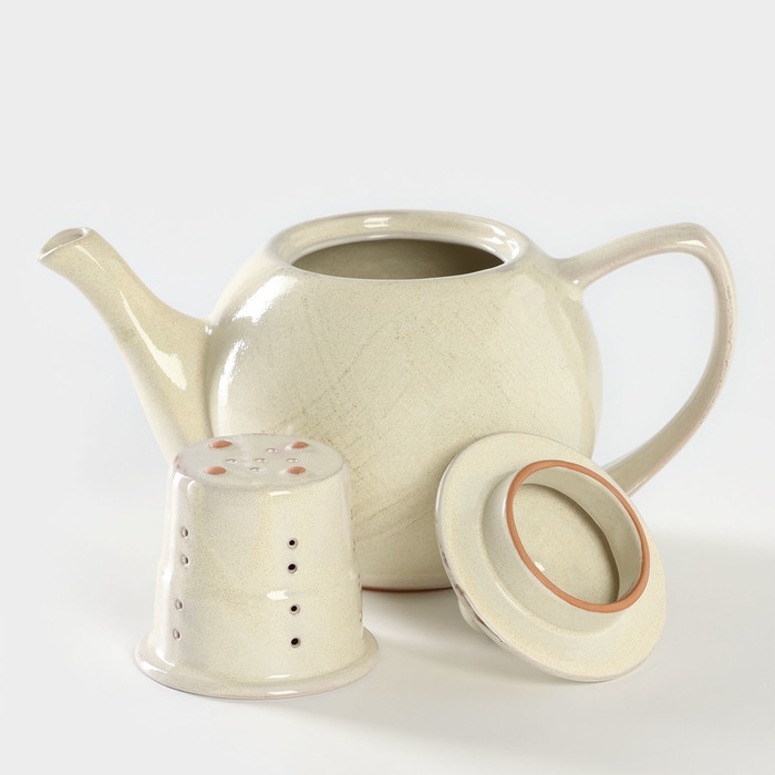 Чайник керамический &laquo;Шебби&raquo;, 1,2 л, d=8,5 см